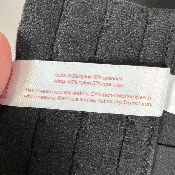 Cacique Totally Smooth Lightly Lined Full Coverage Bra Black 38F - Picture 7 of 10